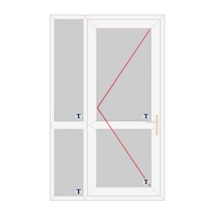 PVCu Doors uPVC Door Style 311
